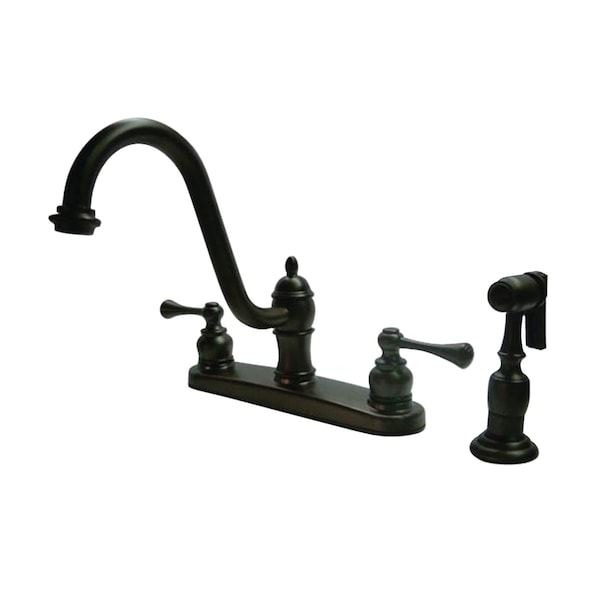 8" Centerset Kitchen Faucet, Oil Rubbed Bronze